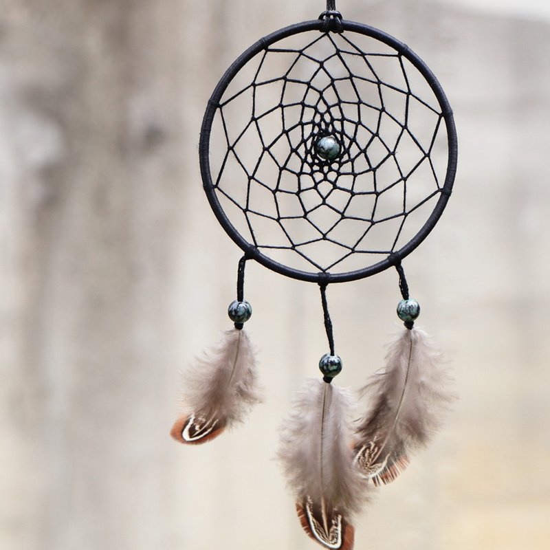 春樱花漾·SAKURA丨Handmade 简约 浪漫 捕梦网-个性黑 - 其他 - 其他材质 黑色