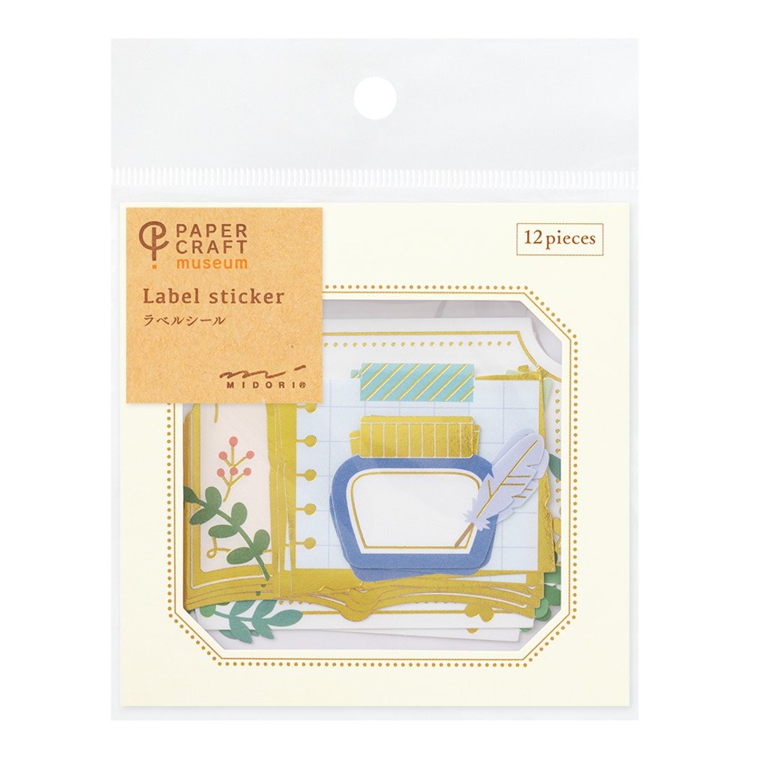 MIDORI PCM 标签贴纸 文具 - 便条纸/标签贴 - 纸 多色