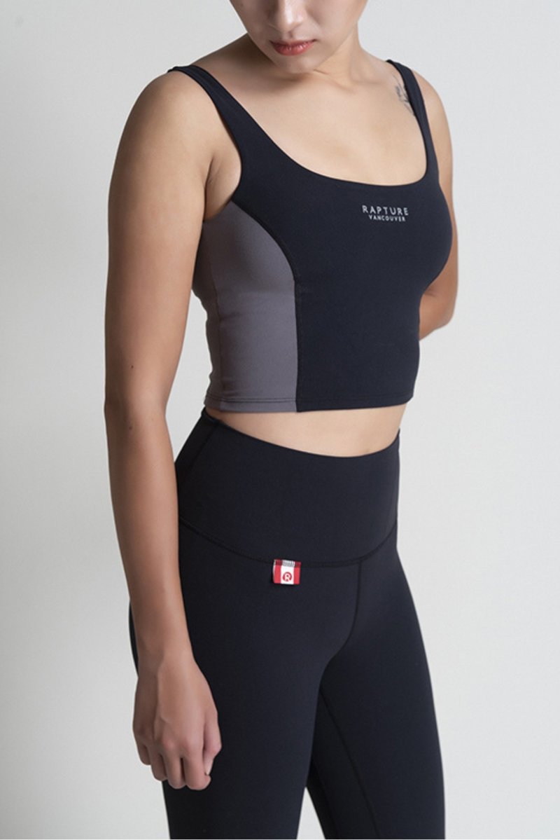 Rapture Vancouver 女性运动背心 Chilliback Bra Tank - 女装运动内衣 - 其他人造纤维 黑色