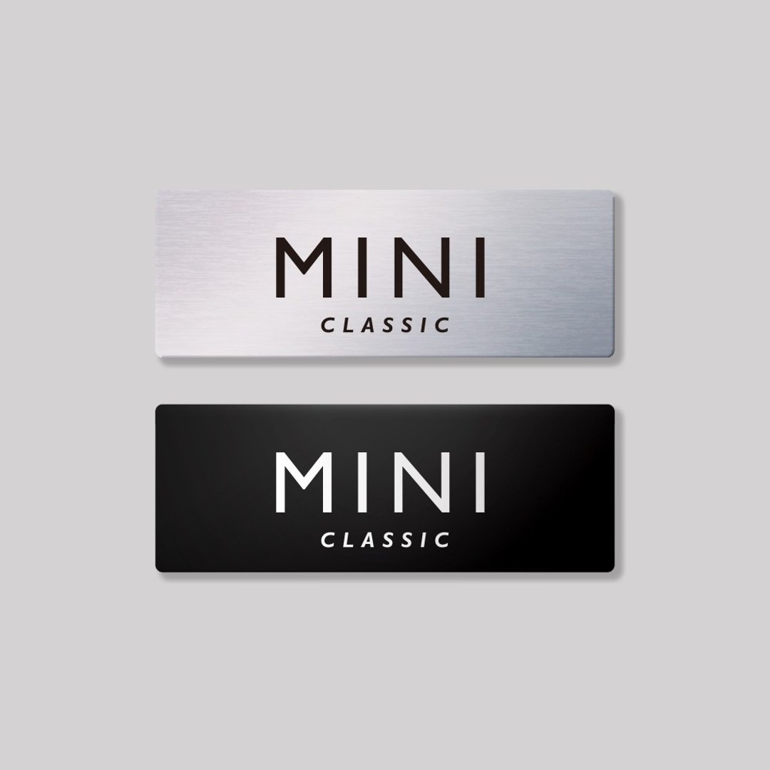 MINI/CLASIC/铝牌饰贴 SunBrother孙氏兄弟 - 贴纸 - 铝合金 