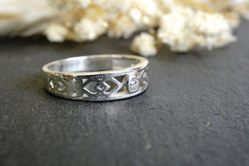 design ring 176 - 戒指 - 其他金属 银色