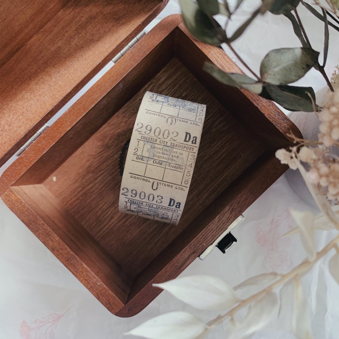 英国复古车票卷 灰白色 古董纸品 票据 票卷 - 其他 - 纸 