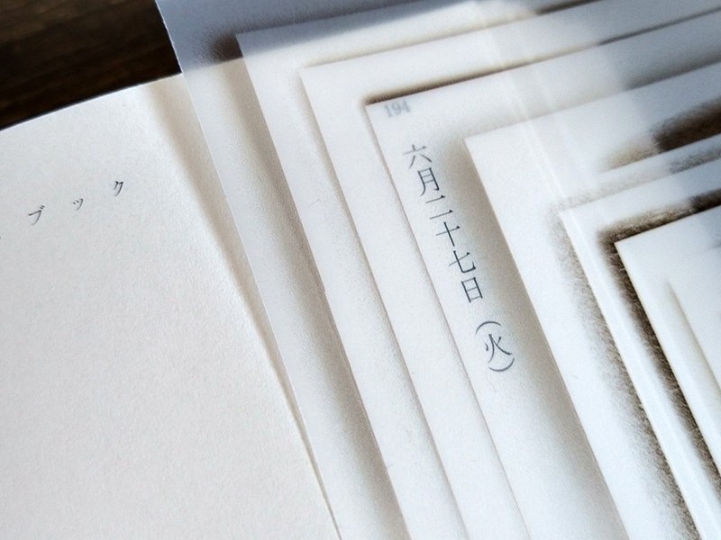 半影系列 书页 贴纸 - 贴纸 - 塑料 黑色