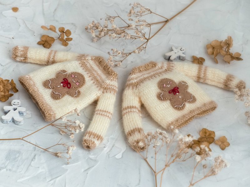 Blythe/Pullip 娃娃毛衣针织娃娃衣服 - 桌游/玩具 - 羊毛 