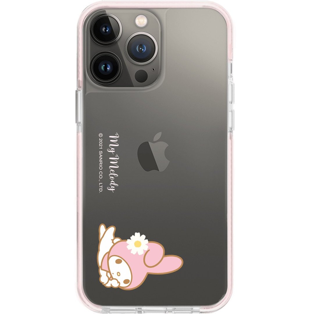 定制化美乐蒂 专属姓名 Melody 手机防摔壳 iphone 13 12 Pro Max - 手机壳/手机套 - 环保材料 粉红色