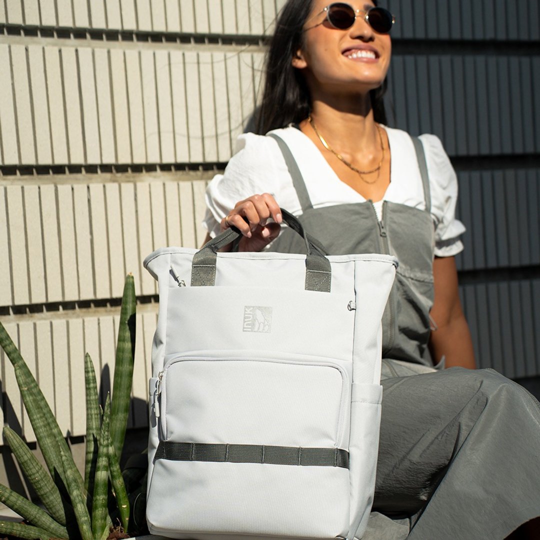 环保调色板 多功能通勤旅行包  Eco Primary ALBA  冷寂灰  26L - 后背包/双肩包 - 环保材料 灰色