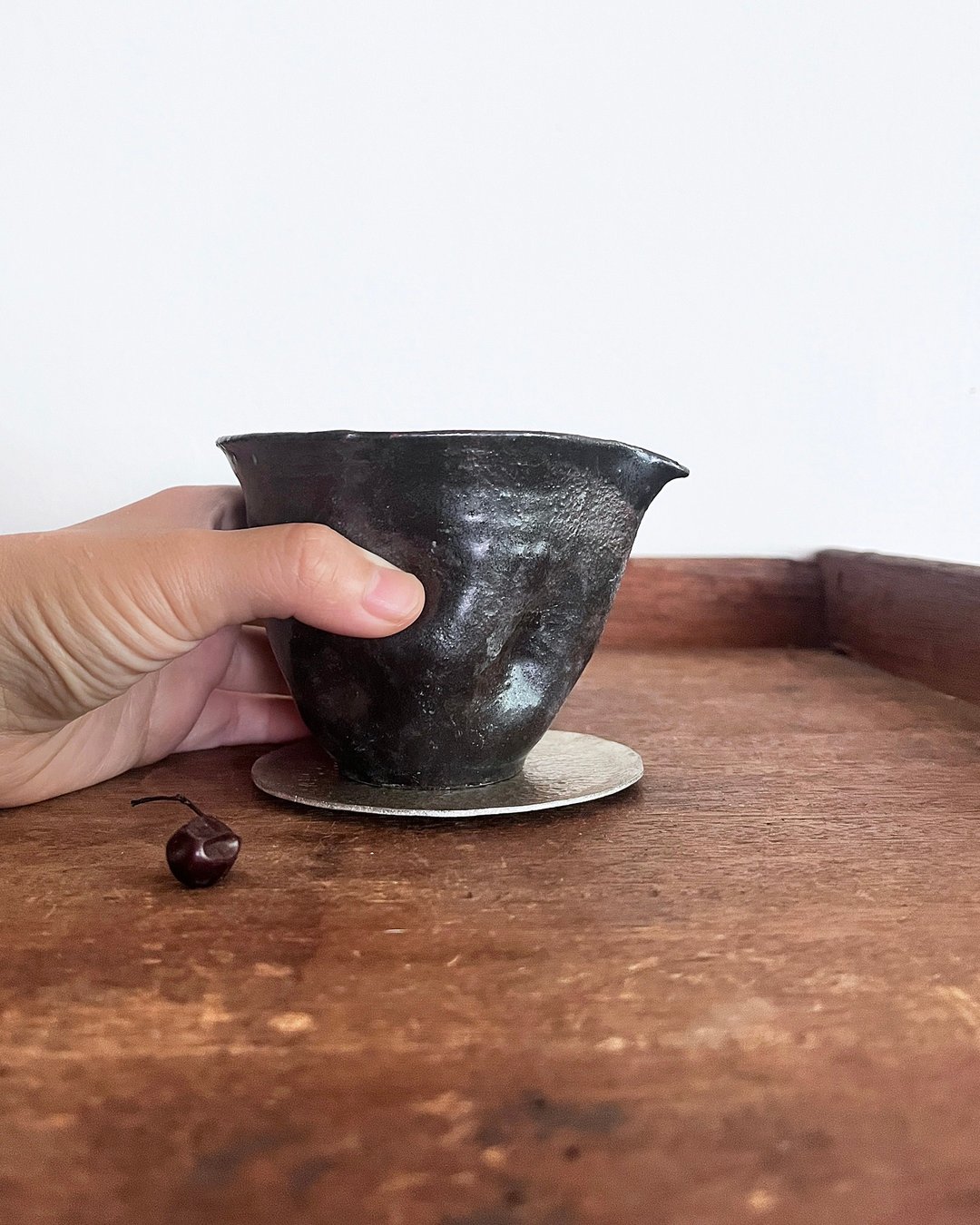 凹凸 茶海 公道杯 一九零 | 陶器皿 - 茶具/茶杯 - 陶 黑色