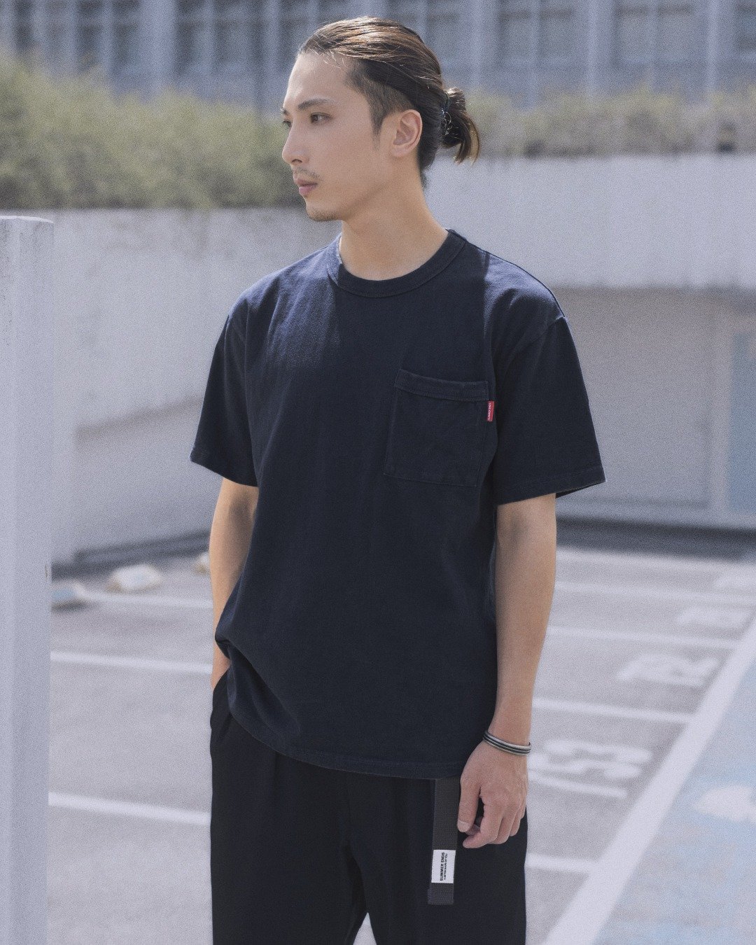 2-Pack 两件组 - WASHED POCKET TEE 水洗 重磅 双口袋 - 团购 - 男装上衣/T 恤 - 棉 蓝色