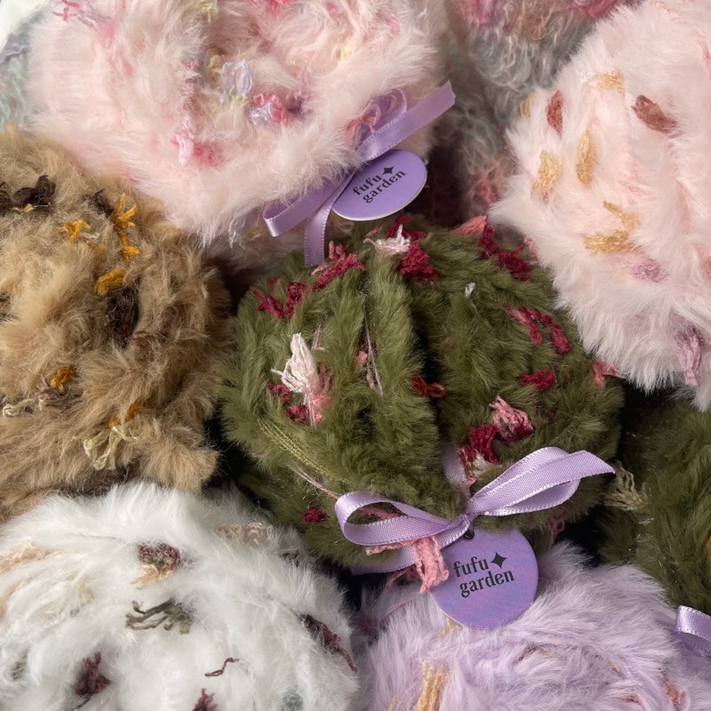 fufugarden 幻海詩篇系列手混皮草線-鉤針棒針 - 编织/刺绣/羊毛毡/裁缝 - 其他人造纤维 