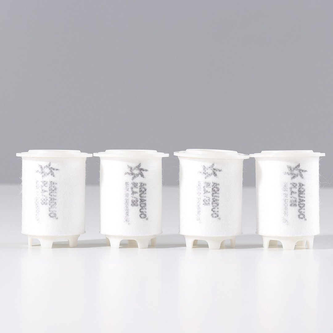 AQUADUO - 厨房水龙头过滤器PLA滤芯 (4件装) 7000RF-R4 - 厨房用具 - 环保材料 白色