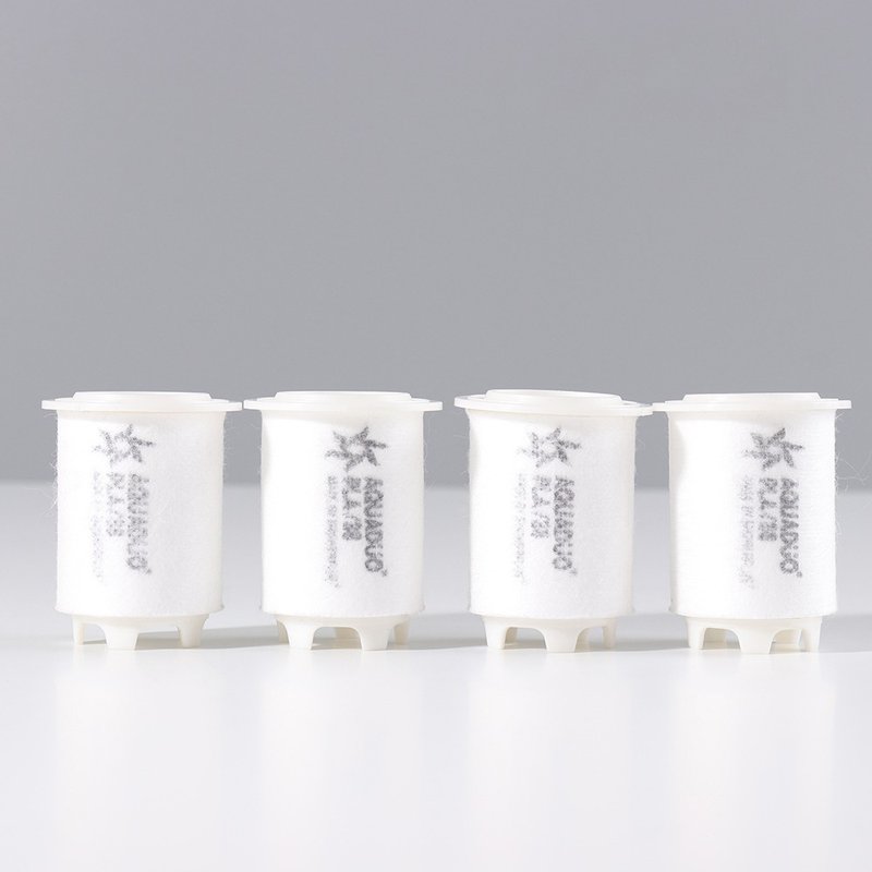 AQUADUO - 厨房水龙头过滤器PLA滤芯 (4件装) 7000RF-R4 - 厨房用具 - 环保材料 白色