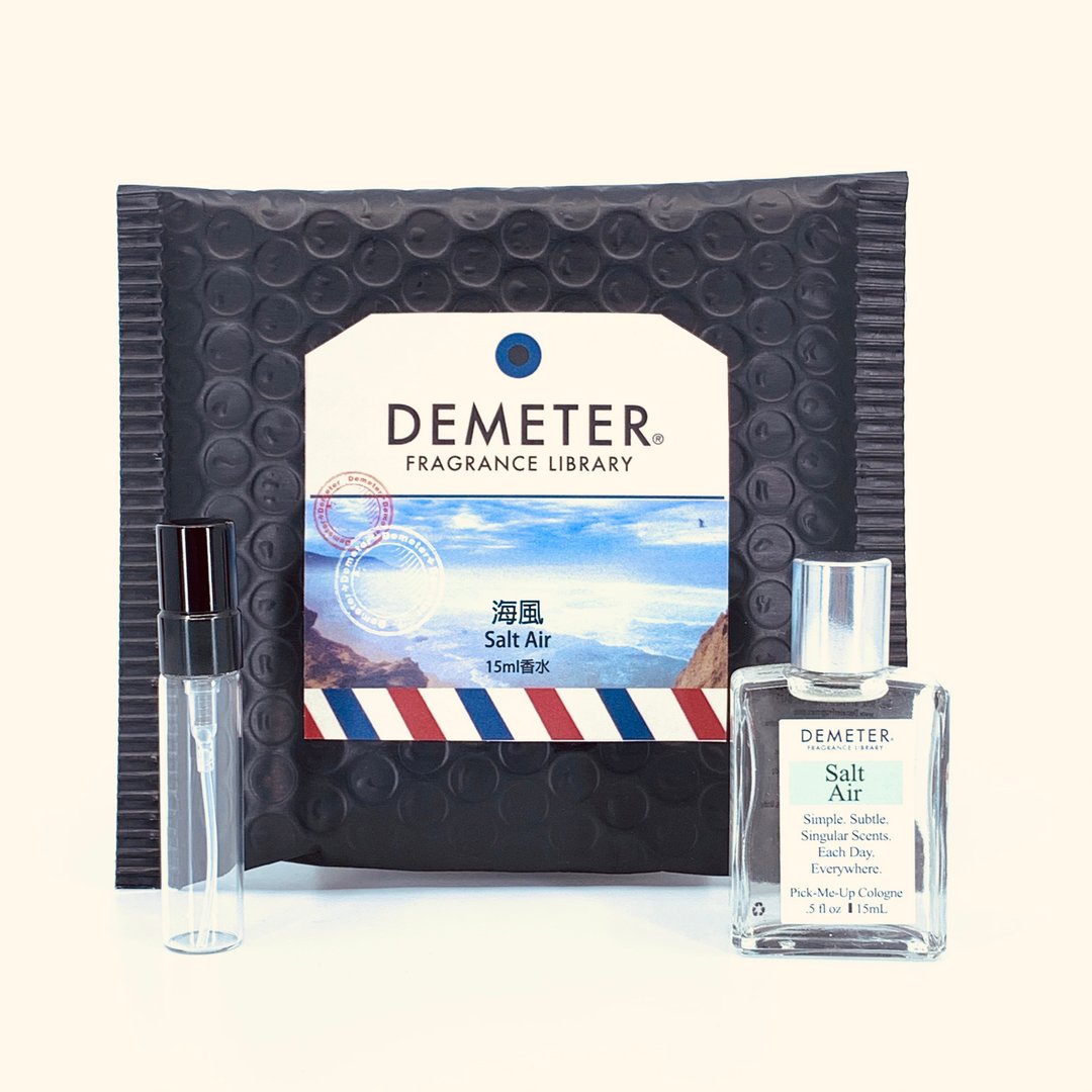 气味图书馆 Demeter 【海风】Salt Air 15ml 抹式+5ml瓶组合 - 香水/香膏 - 玻璃 透明