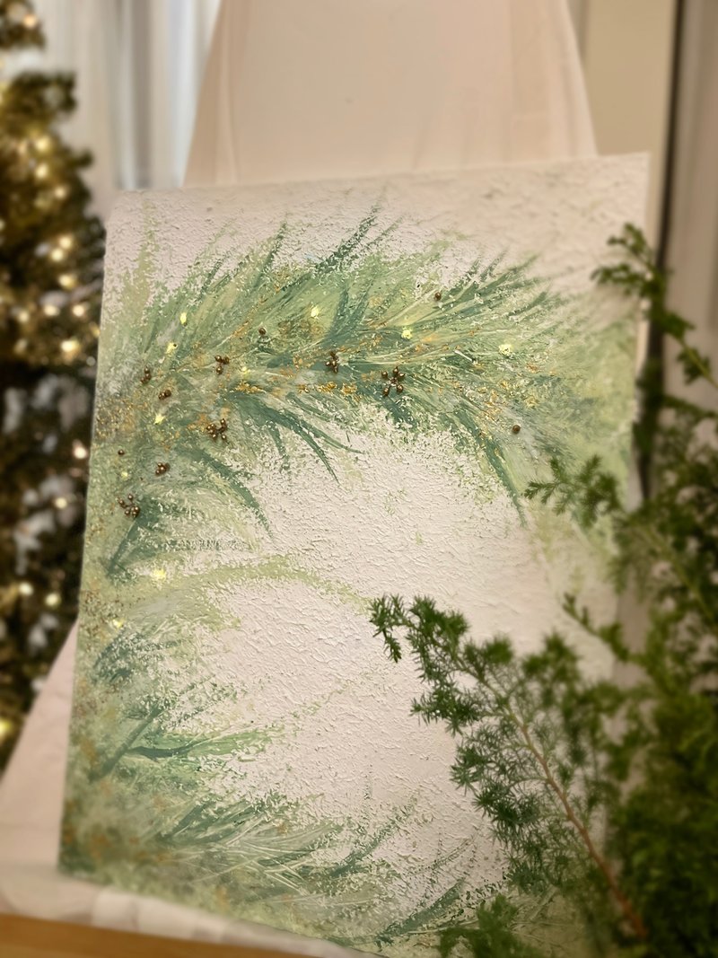 金箔树圈肌理灯画 - 插画/绘画/写字 - 其他材质 