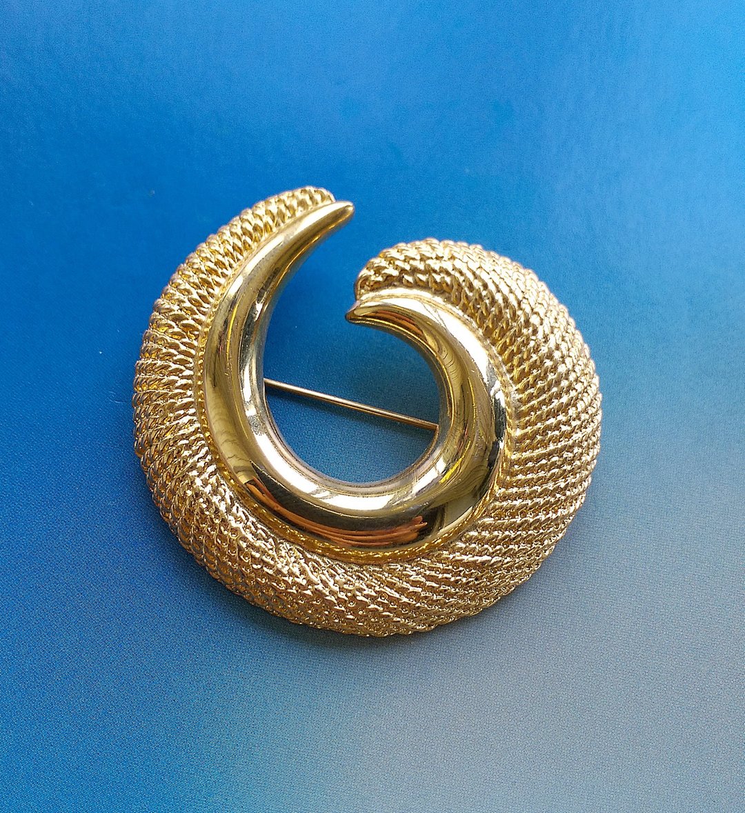Vintage Jewelry 西洋古董饰品 NAPIER 金属调 摩登 简约 别针 - 徽章/别针 - 其他金属 金色