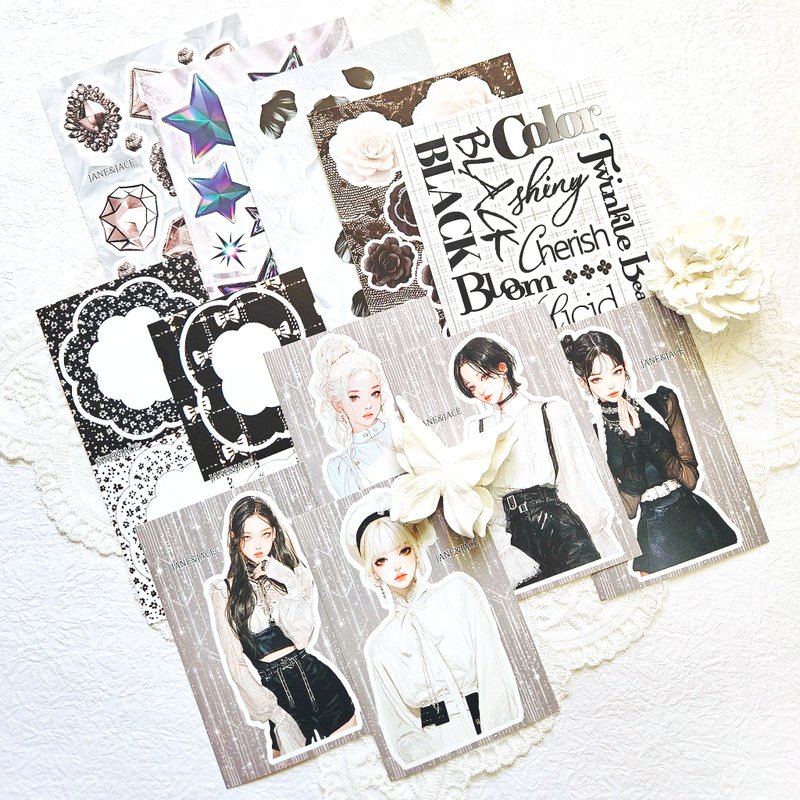 星光谬思 黑盒 - 贴纸 - 纸 