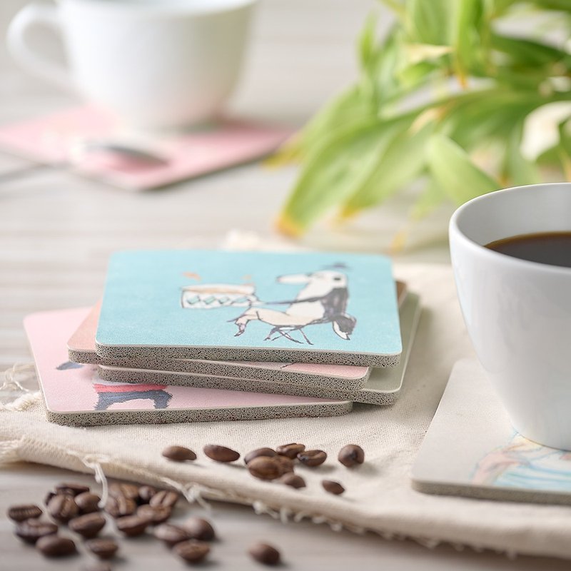 【rubber anne】20秒進階瞬吸 軟式珪藻土吸水地墊 窗花(60x40cm) - 杯垫 - 其他材质 多色