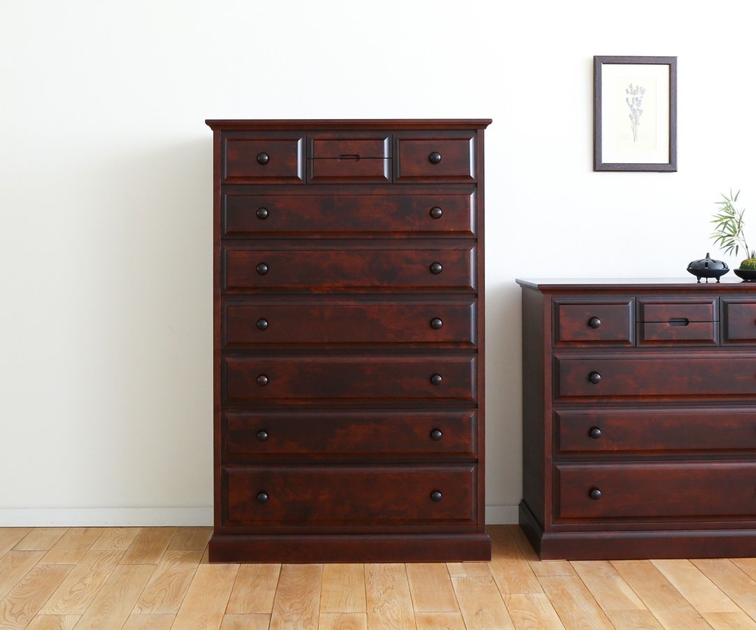 旭川家具 Create Furniture 北海 高斗柜85 - 衣柜/鞋柜 - 木头 咖啡色