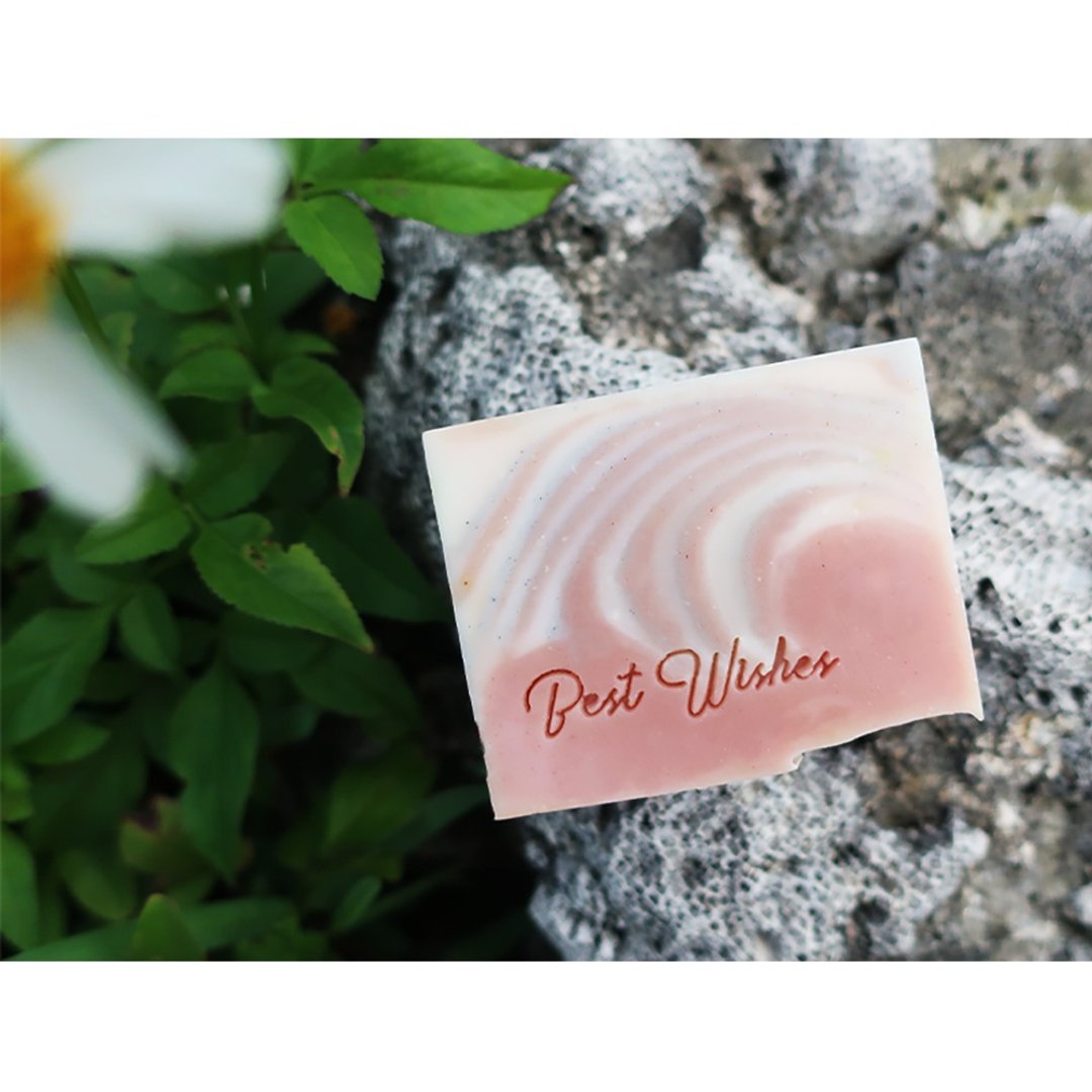 【皂章B24】Best Wishes 最好的祝福 Soap Stamp - 蜡烛/香氛/手工皂 - 压克力 