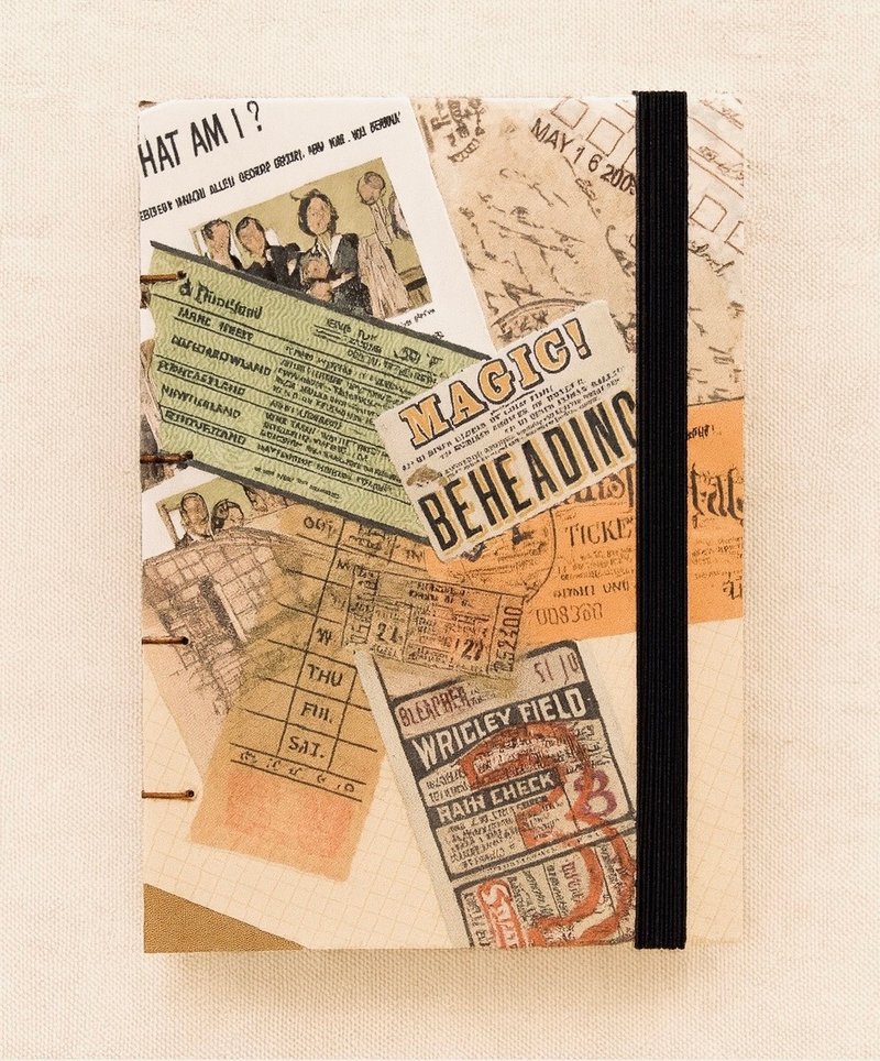 手缝笔记本 A6 手工书 / 手帐 - 笔记本/手帐 - 纸 