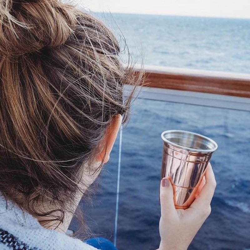 美国【Fred & Friends】The Copper Party Cup 美国经典不锈钢环- - 其他杯子 - 不锈钢 