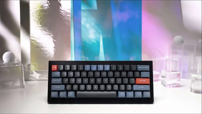 Keychron Q4 QMK 定制机械键盘 - 电脑配件 - 铝合金 黑色