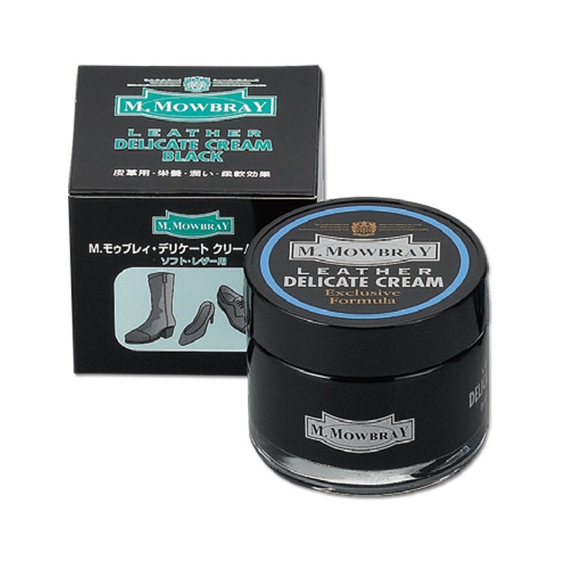 精致乳液 皮鞋保养油-黑色 Delicate Cream Black 意大利制 60ml - 皮件 - 其他材质 黑色