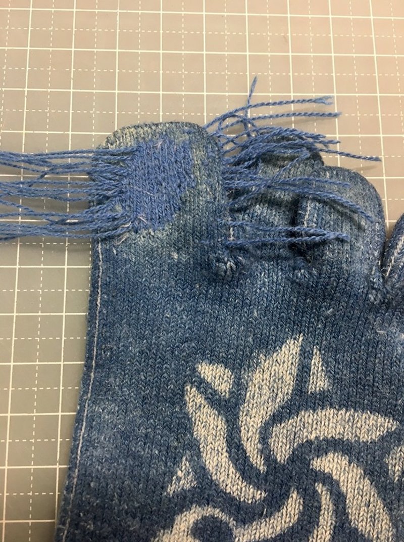 。工厂里的教室。针织衣破洞修补。新北市上课。 - 编织/羊毛毡/布艺 - 其他材质 