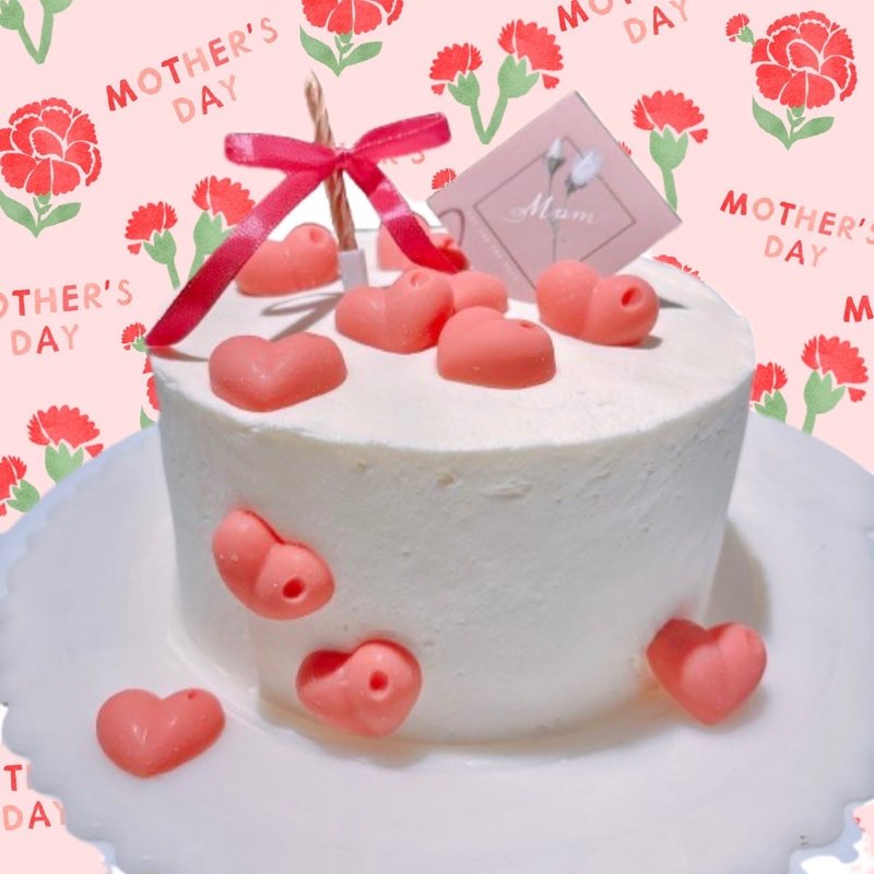 2025母亲节-红心棋盘格蛋糕・手作 DIY 甜点・平板教学・一人成班 - 美食 - 新鲜食材 