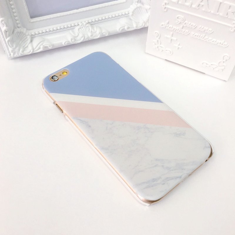 2016年颜色 玫瑰粉晶 宁静粉蓝 香港原创设计 大理石 iPhone X,  iPhone 8,  iPhone 8 Plus,  iPhone 7, iPhone 7 Plus, iphone 6/6S , iphone 6/6S PLUS, Samsung Galaxy Note 7 透明手机壳 - 其他 - 塑料 