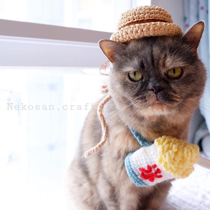 夏祭食物 刨冰颈圈 - 项圈/牵绳 - 棉．麻 