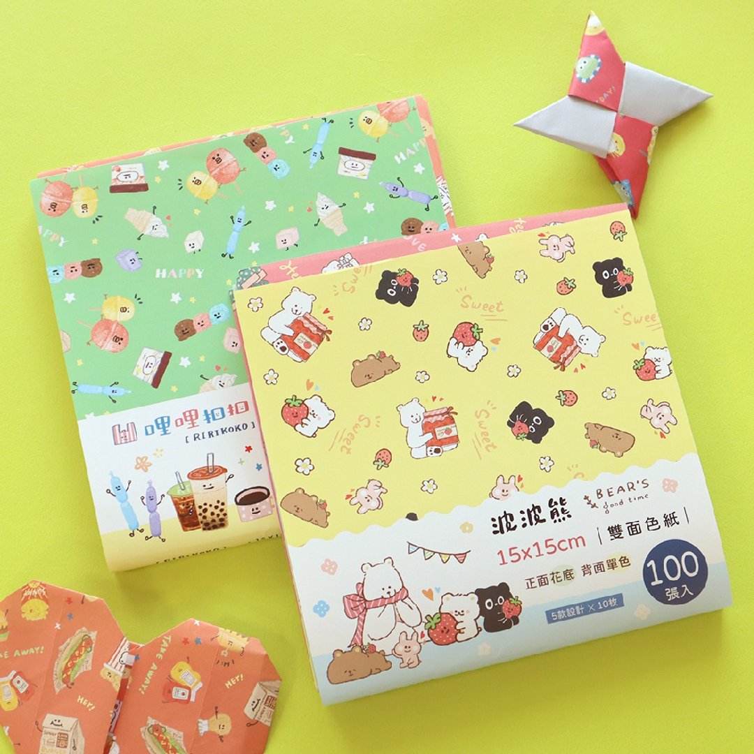 彩印 15X15CM 100 入 双面色纸 (共 2 款) SW-98 - 其他 - 纸 