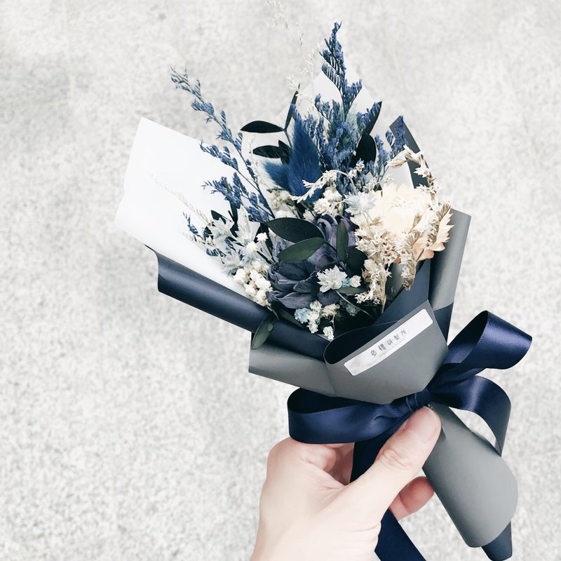 干燥花【深蓝秘境】 | 干燥花束&永生花&不凋花 - 植栽/盆栽 - 植物．花 