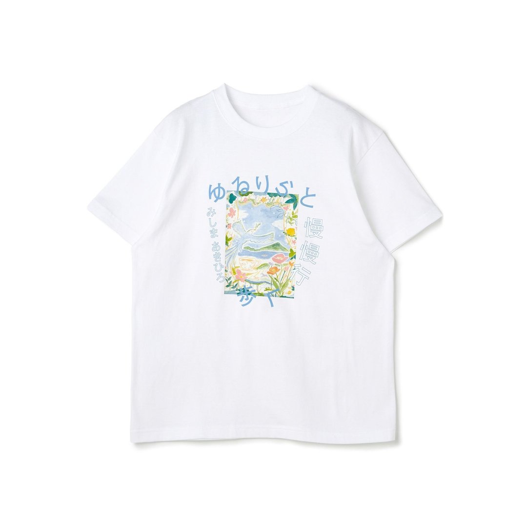 (T 恤/信息/ArtTshirt)Newly born today - 女装 T 恤 - 棉 白色