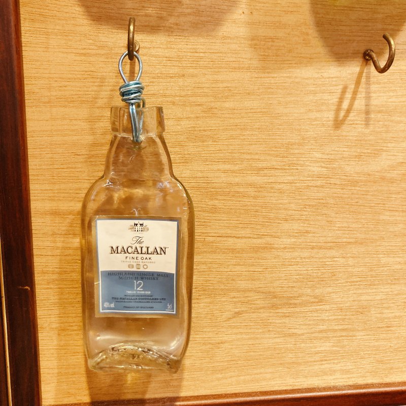 MACALLAN 麦卡伦12年威士忌50ML迷你精致收藏款 吊饰 挂饰 - 吊饰 - 玻璃 