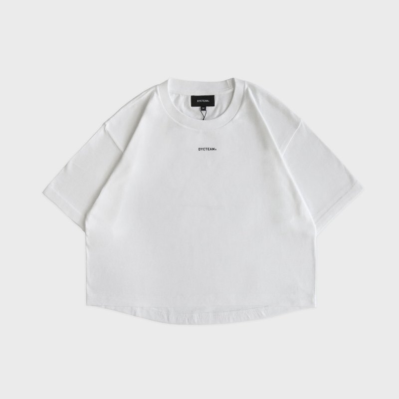 DYCTEAM - LOGO tee 短版 (white) - 女装 T 恤 - 其他材质 白色