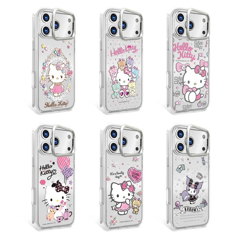三丽鸥 iPhone 17/16 军规防摔隐形立架水晶彩钻手机壳-多图可选4 - 手机壳/手机套 - 其他材质 多色
