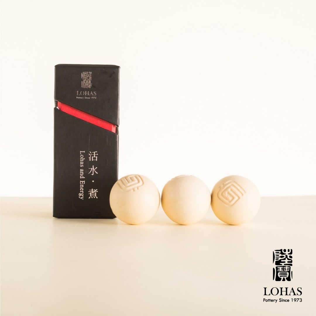【父亲节礼物】陆宝 活水球 活水煮 3 颗 6 颗 - 茶具/茶杯 - 陶 卡其色