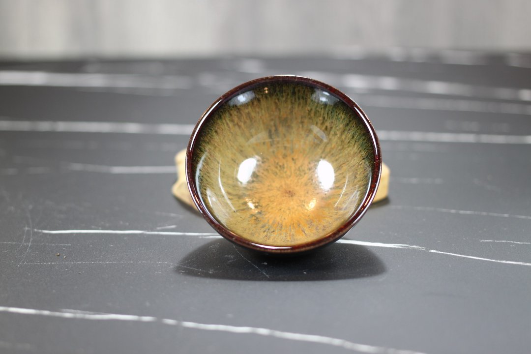 【沐春生活】秋林 天目釉 圆满茶杯 莺歌陶艺名家叶敏祥作品 - 茶具/茶杯 - 瓷 
