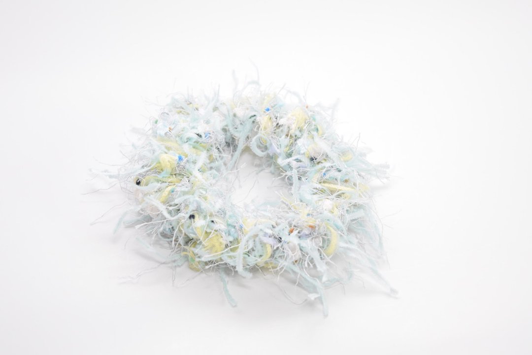 Baby blue shushu - 发饰 - 棉．麻 蓝色