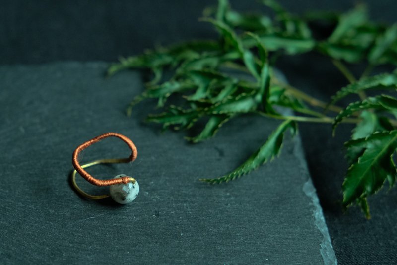 天然宝石耳扣 ~ 日本线材 | 永续饰物 - 耳环/耳夹 - 铜/黄铜 