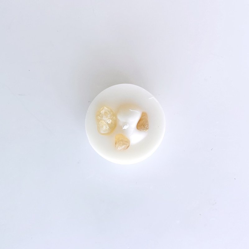 黄水晶 - 裸感蜡烛 - 蜡烛/烛台 - 蜡 黄色