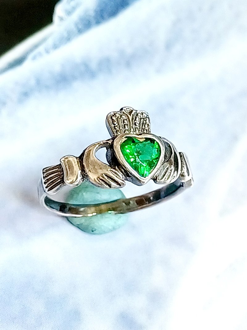 vintage jewelry Claddagh 爱尔兰克拉达 戒指 - 戒指 - 其他金属 