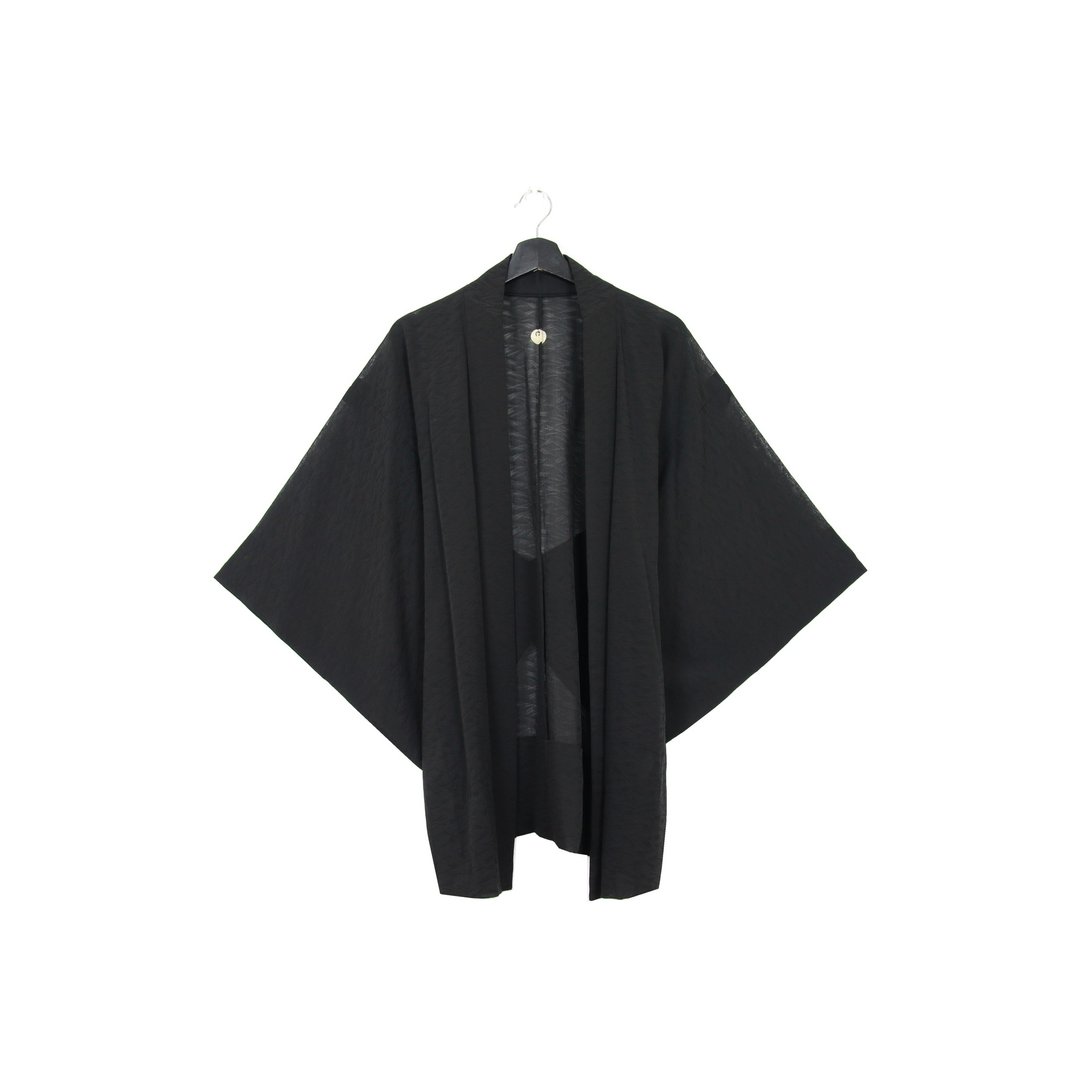 日本带回和服 透肤压纹//男女皆可穿// vintage kimono - 女装休闲/机能外套 - 棉 