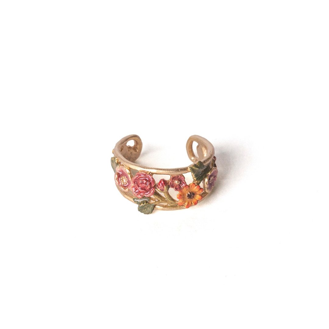 缀叶花园 Botanical Ring RN230 - 戒指 - 其他金属 粉红色
