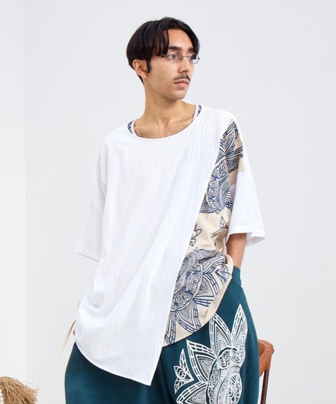 SaibabaEthnique【热门预购】西班牙工艺风格顶衫 (5 色) CAA-2113 - 男装衬衫 - 其他材质 
