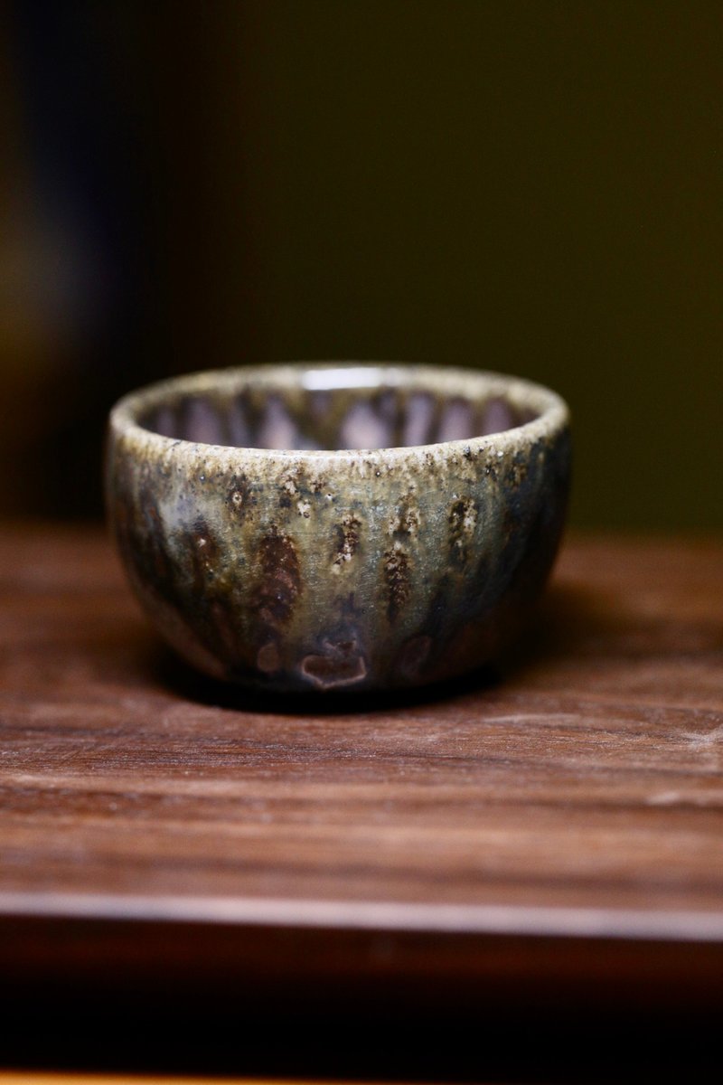 【 柴烧 】耐看流釉 小杯 茶杯 酒杯 品茗杯 - 茶具/茶杯 - 陶 咖啡色