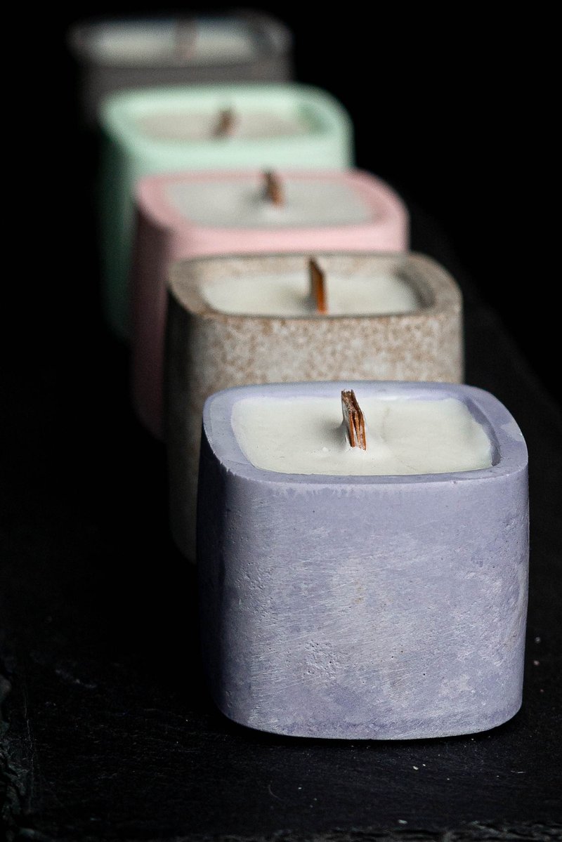 迷你香氛小蜡烛 - 蜡烛/烛台 - 其他材质 多色
