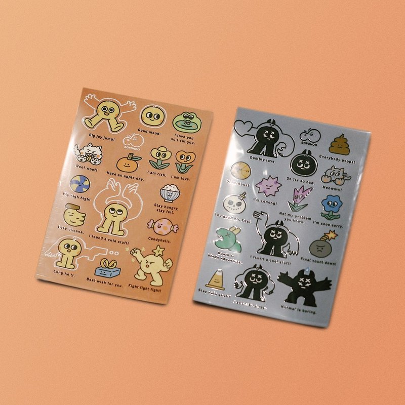 ㄇㄨㄇㄨㄋㄨㄋㄨ 立体转印贴纸 I found a cute / cool stuff - 贴纸 - 纸 多色