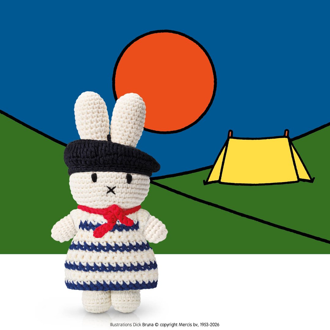 荷兰 Just Dutch | Miffy 手工编织 法式海军风 系列 - 玩偶/公仔 - 棉 多色
