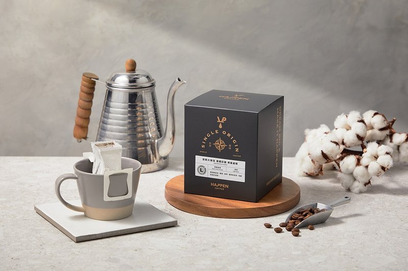 哥斯达黎加 宝藏庄园 | 浅焙 | 黑蜜处理 | 挂耳10入 - 咖啡 - 新鲜食材 黑色